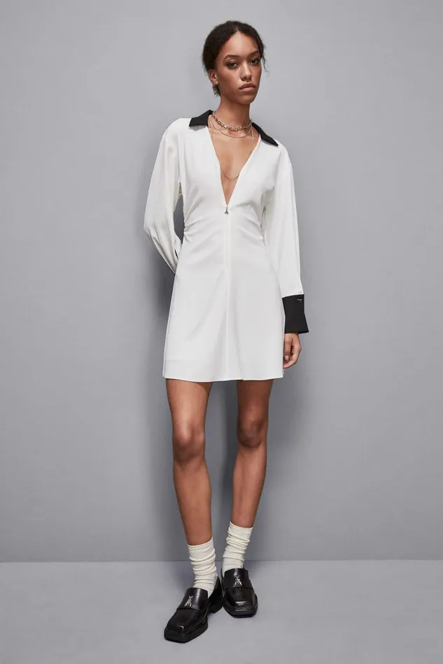 Patrizia Pepe Dresses Mini Dress With Bare Shoulder White 8211 Women