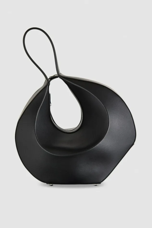 Patrizia Pepe Handbags Leather Shoulder Bangle Bag Black 8211 Women
