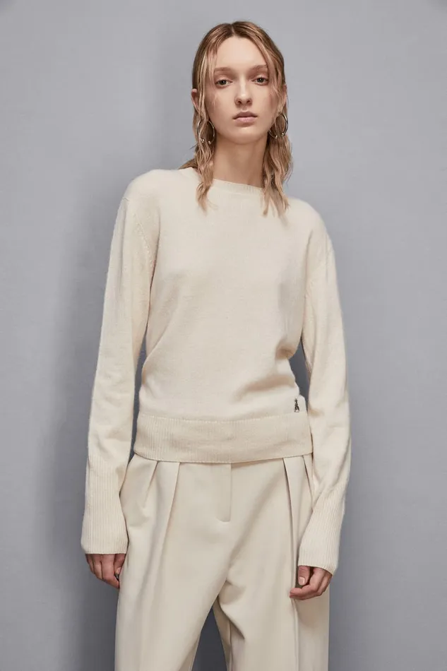 Patrizia Pepe Knitwear Cashmere Jumper Beige 8211 Women