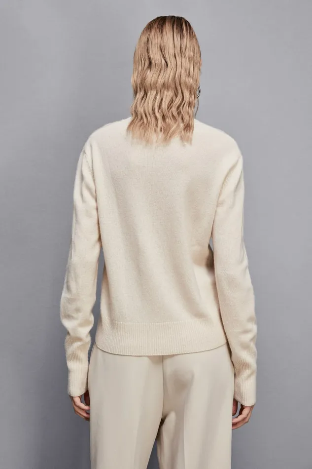 Patrizia Pepe Knitwear Cashmere Jumper Beige 8211 Women