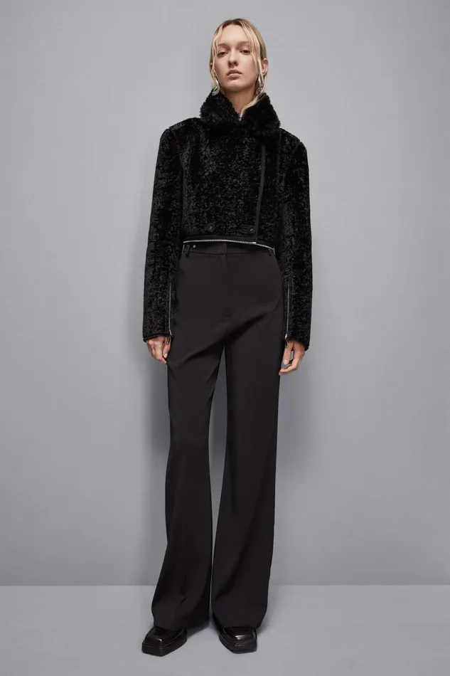 Patrizia Pepe Outerwear Reversible DoubleBreasted Coat Black 8211 Women