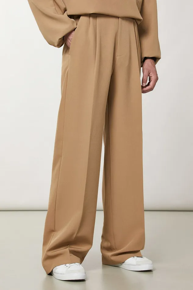 Patrizia Pepe Pants Regular Fit Soft Pants Beige 8211 Men