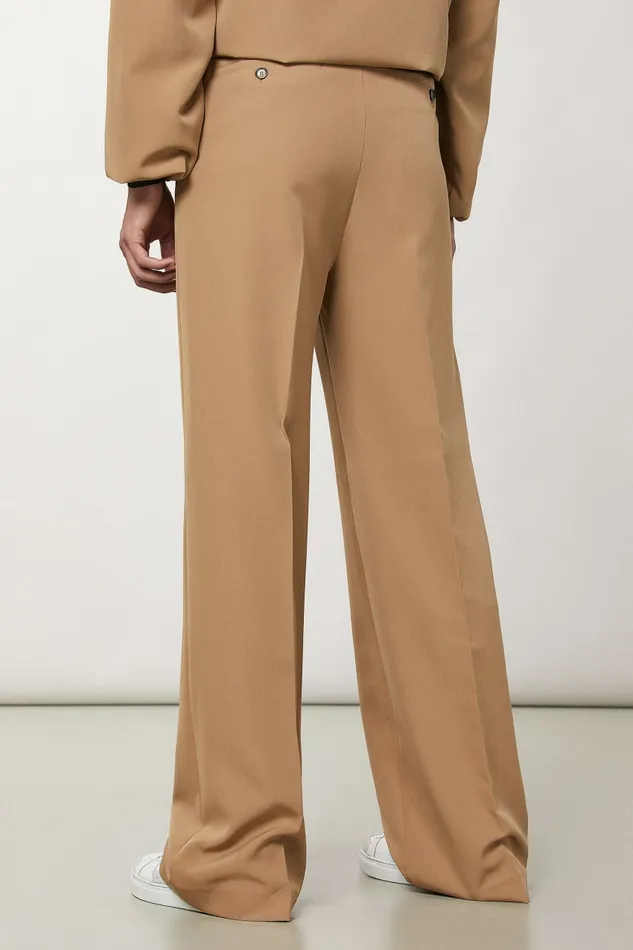Patrizia Pepe Pants Regular Fit Soft Pants Beige 8211 Men