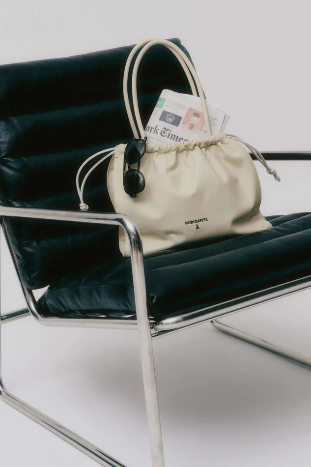 Patrizia Pepe Shoppers Medium Soft Rock Bag White 8211 Women