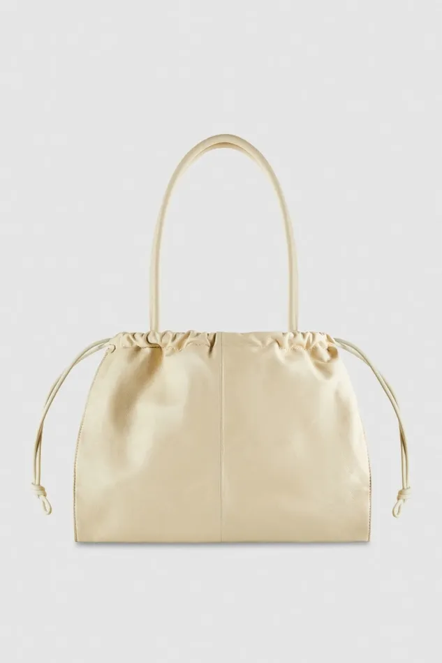 Patrizia Pepe Shoppers Medium Soft Rock Bag White 8211 Women