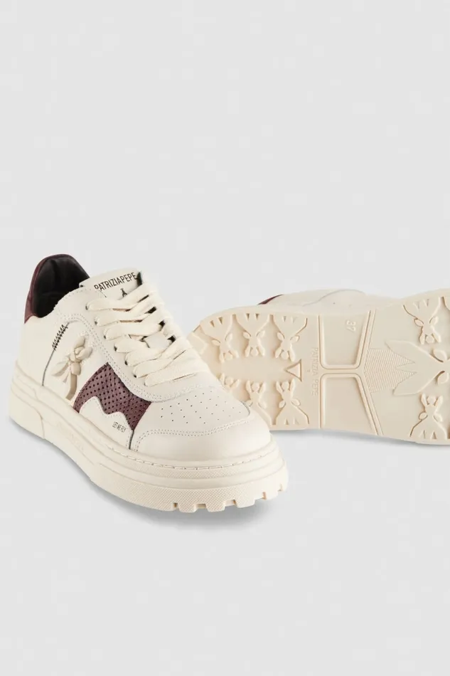 Patrizia Pepe Sneakers Leather Sneakers Beige 8211 Women