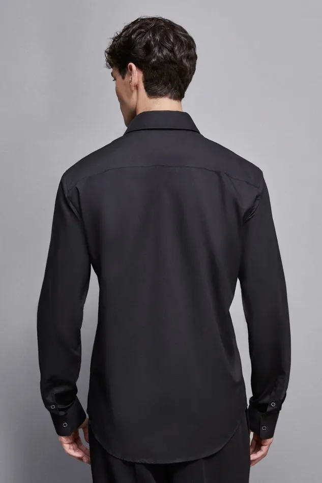 Patrizia Pepe Tops and Shirts Cotton Shirt With Print Black 8211 Men