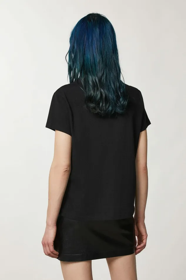 Patrizia Pepe Tops TShirt With Logo Black 8211 Women