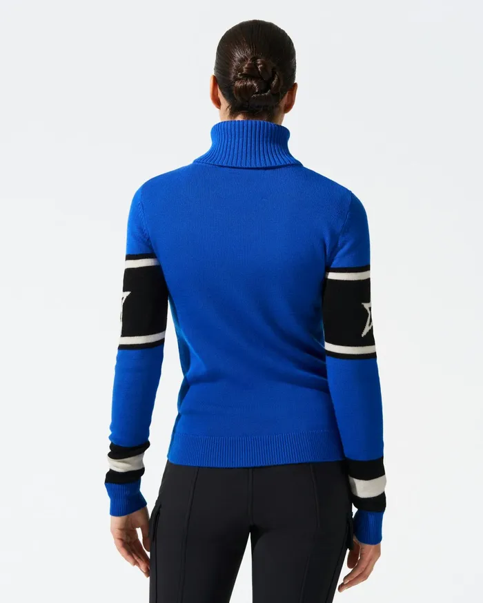 Perfect Moment Aprs Merino Wool Sweater True Indigo Women Tops