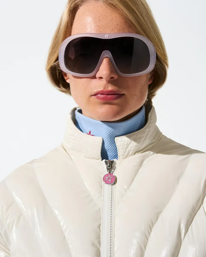 Perfect Moment Carving Quilted Down Jacket Antique White Women Ski Jackets