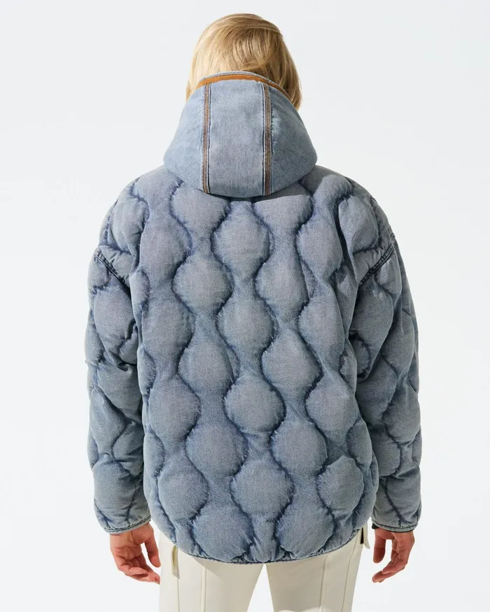 Perfect Moment Denim Liner Jacket Light Denim Women Jackets