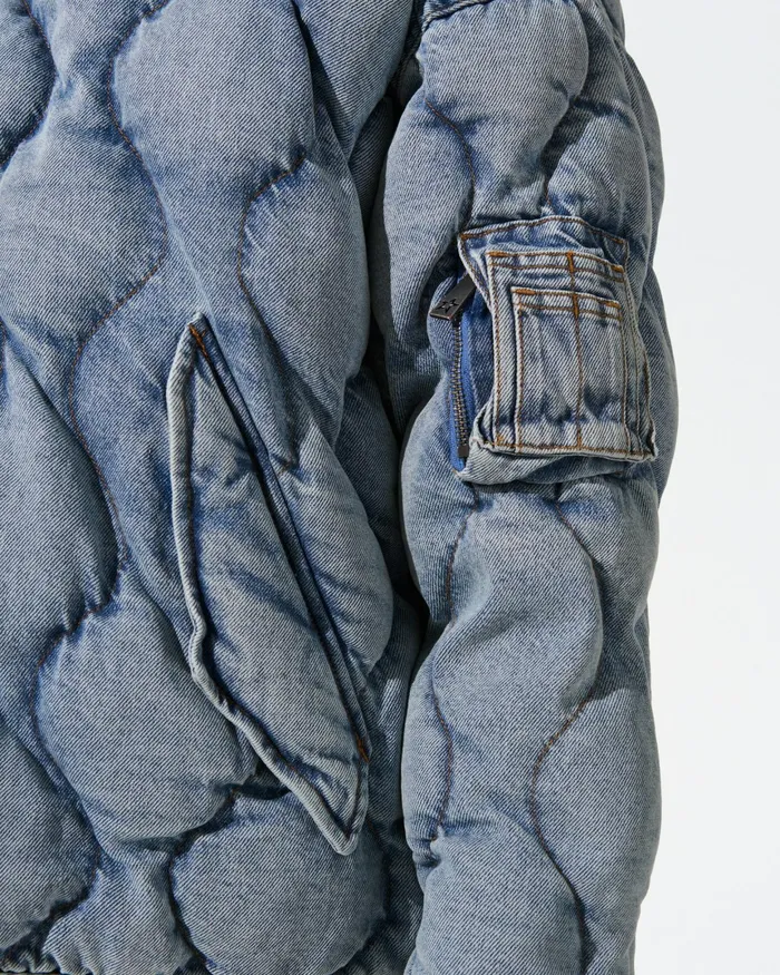 Perfect Moment Denim Liner Jacket Light Denim Women Jackets