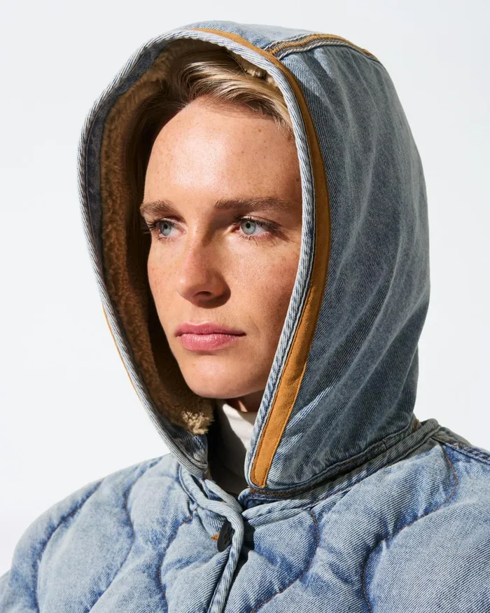 Perfect Moment Denim Liner Jacket Light Denim Women Jackets