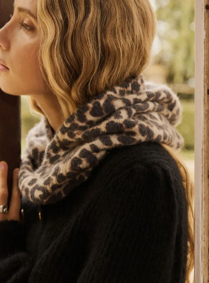 Petite Mendigote Jackets and Coats Agnes Hood Leopard 8211 Women