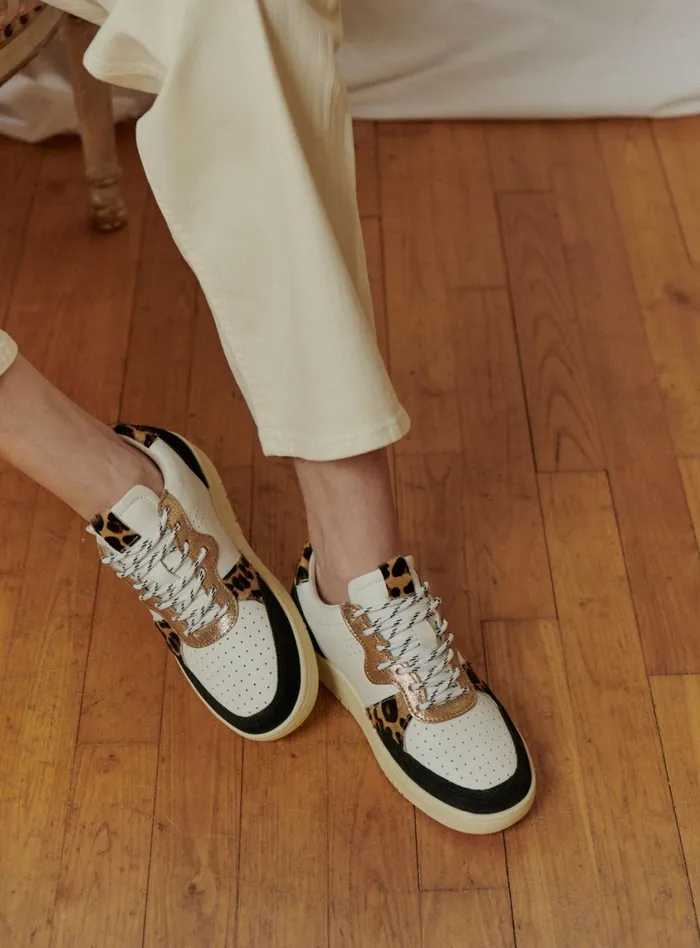 Petite Mendigote Sneakers Fw24 Baskets Carlo Leopard Leopard 8211 Women
