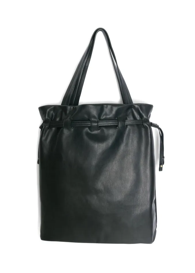 PLEATED TOTE BAG Black Women VENUS Handbags