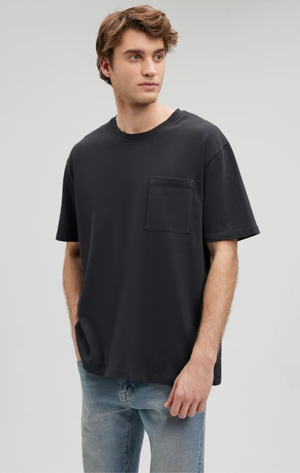 Pocket TShirt In Pirate Black Men Mavi Jeans TShirts