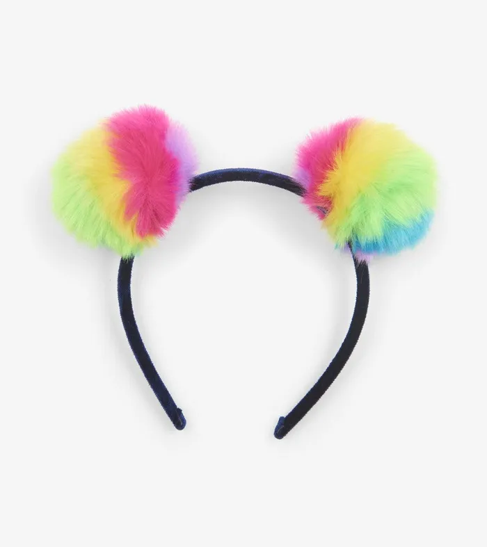 Prismatic Pom Poms Headband Hatley