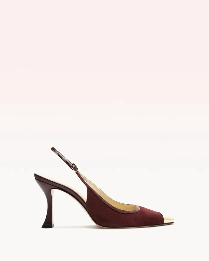 Pumps Women Alexandre Birman Olivia 85 Cherry Lacquer Alexandre Birman Slingback Pumps Cherry Lacquer