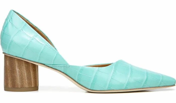 Pumps Women Franco Sarto Sarto Rita Pump Aqua Crocco Leather