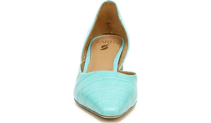 Pumps Women Franco Sarto Sarto Rita Pump Aqua Crocco Leather