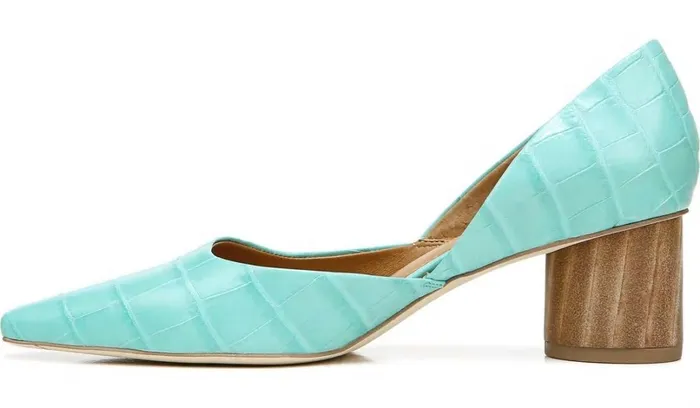 Pumps Women Franco Sarto Sarto Rita Pump Aqua Crocco Leather