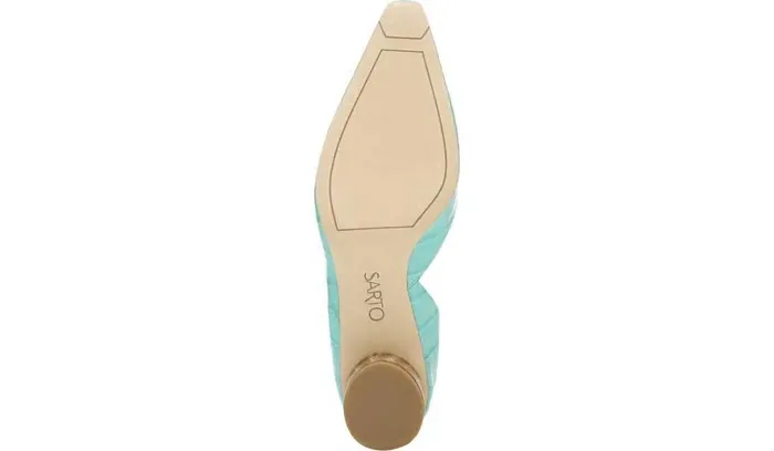 Pumps Women Franco Sarto Sarto Rita Pump Aqua Crocco Leather