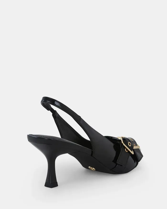 Pumps Women IRABELLA Black Patent Pumps NOVO Shoes