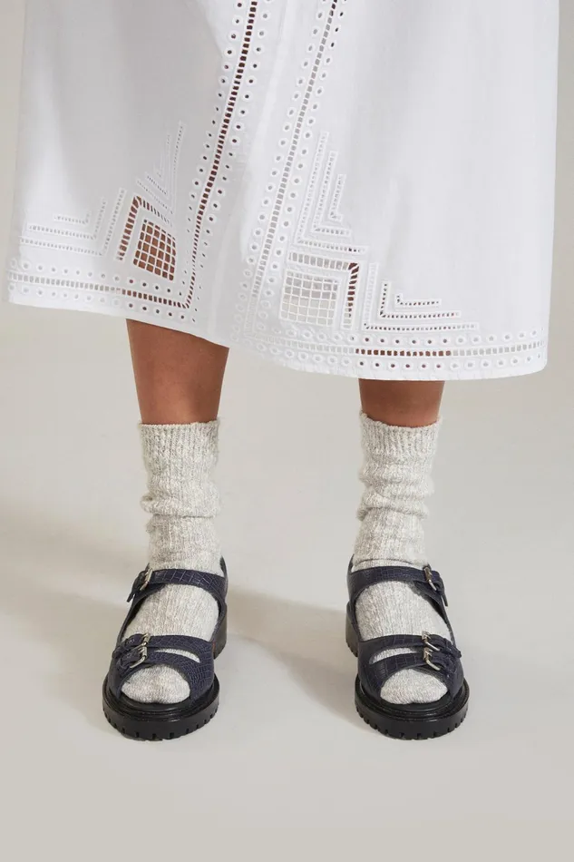 Rachel Comey Flats Loafers Women Adams Sandal Navy Rachel Comey Flats Loafers Women Adams Sandal Navy