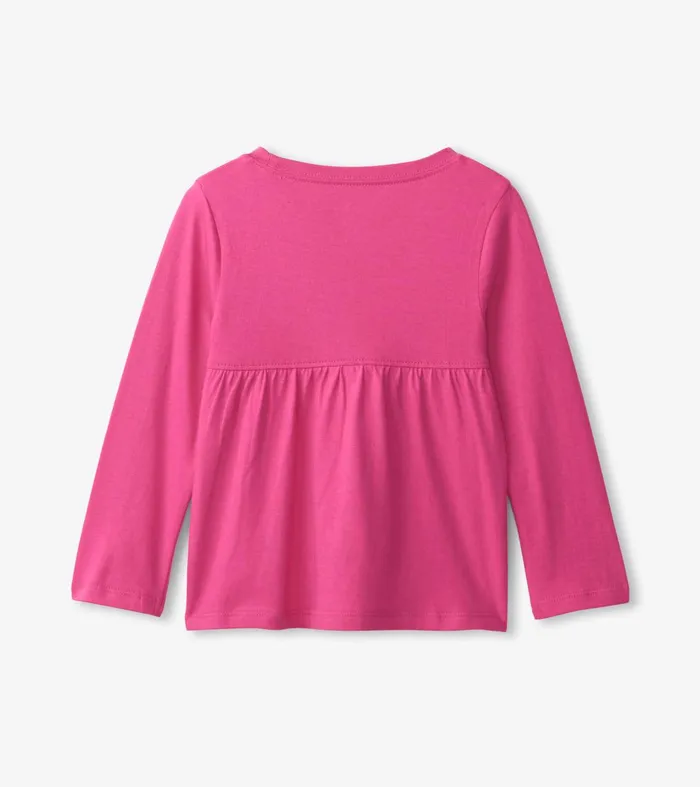 Rasberry Unicorn Long Sleeve TShirt Hatley