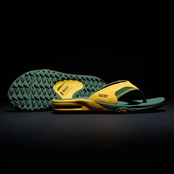 Reef Flip Flops Fanning Pregame Yellowgreen 8211 Men Reef Flip Flops Fanning Pregame Yellowgreen 8211 Men