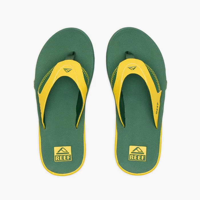 Reef Flip Flops Fanning Pregame Yellowgreen 8211 Men Reef Flip Flops Fanning Pregame Yellowgreen 8211 Men