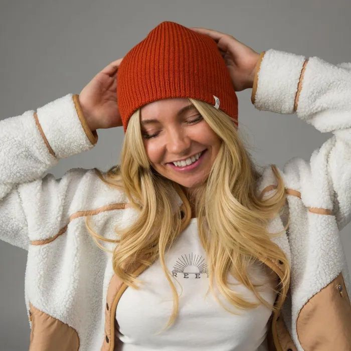 Reef Hats and Beanies Alyx Beanie Chili 8211 WomenMen Reef Hats and Beanies Alyx Beanie Chili 8211 WomenMen