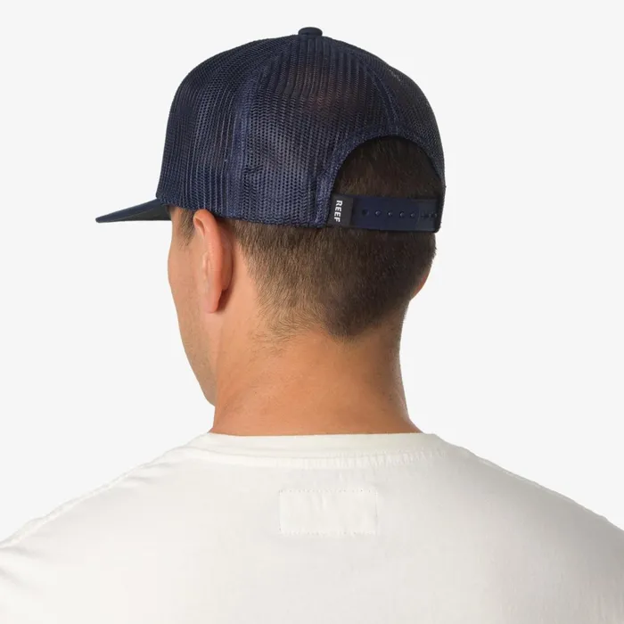 Reef Hats and Beanies Eades Twill Snapback Hat Insigna Blue 8211 Men