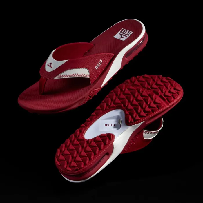 Reef Sandals Fanning Pregame Crimsonwhite 8211 Men Reef Sandals Fanning Pregame Crimsonwhite 8211 Men