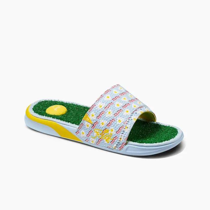 Reef Sandals Mulligan Slide Breakfast Ball 8211 Men Reef Sandals Mulligan Slide Breakfast Ball 8211 Men