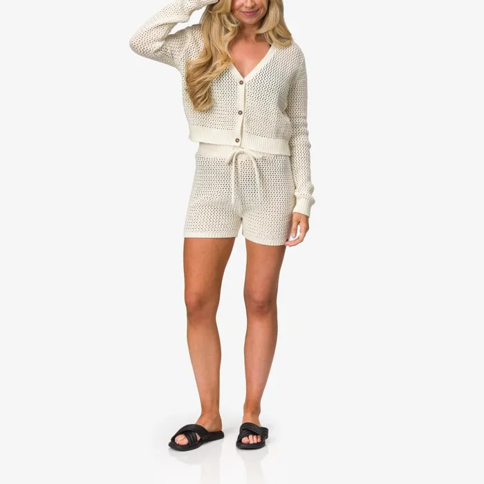 Reef Shorts Pants and Skirts Mika Sweater Short Marshmallow 8211 Women Reef Shorts Pants and Skirts Mika Sweater Short Marshmallow 8211 Women