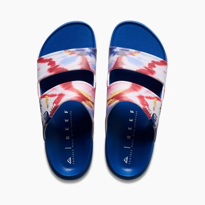 Reef Slides Oasis Double Up Red White And Blue 8211 Men Reef Slides Oasis Double Up Red White And Blue 8211 Men