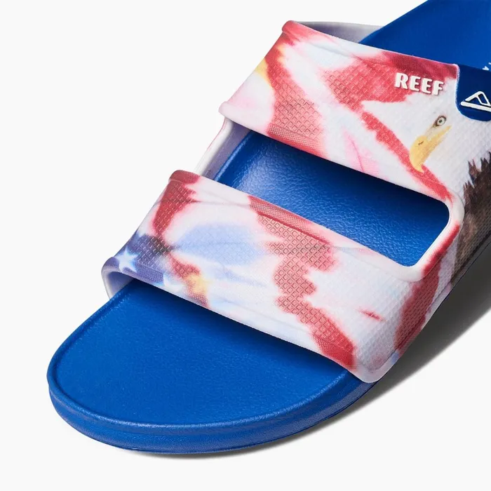 Reef Slides Oasis Double Up Red White And Blue 8211 Men Reef Slides Oasis Double Up Red White And Blue 8211 Men