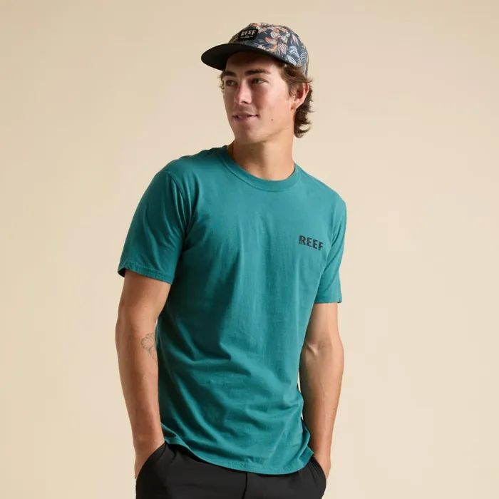 Reef TShirts and Shirts Wellie Short Sleeve Tee Mediterranea 8211 Men