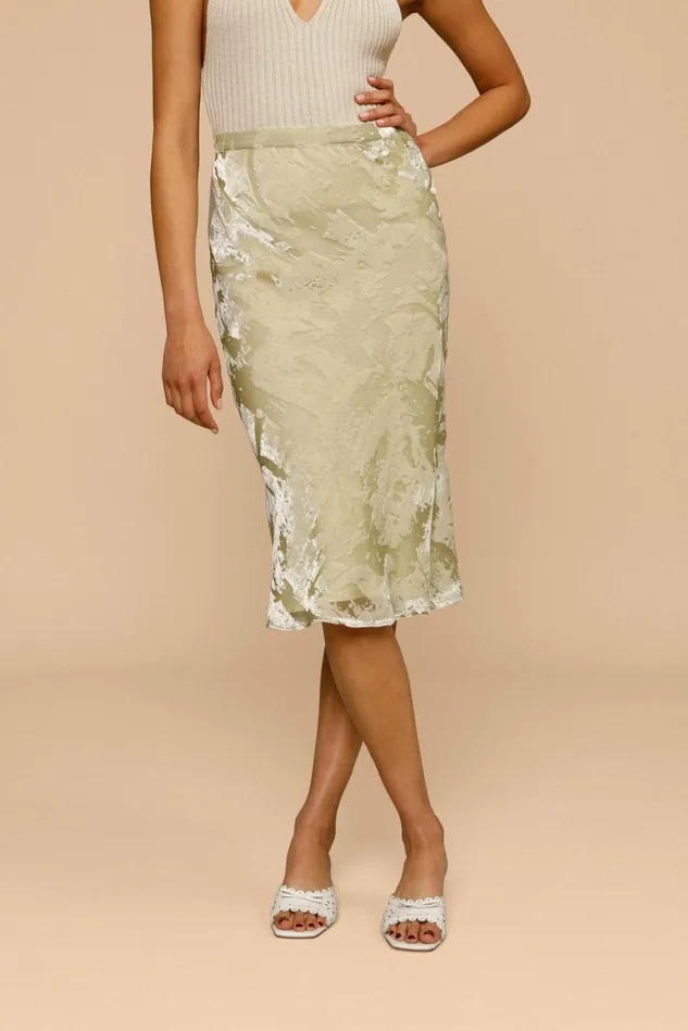 Rouje CAPUCINE Skirt Dvor Vert D039eau Women Skirts
