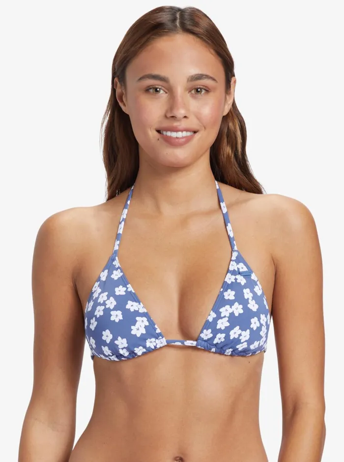 Roxy Bikinis Floral Delight Tiki Tri Bikini Top Bijou Blue Floral Delight 8211 Women Roxy Bikinis Floral Delight Tiki Tri Bikini Top Bijou Blue Floral Delight 8211 Women