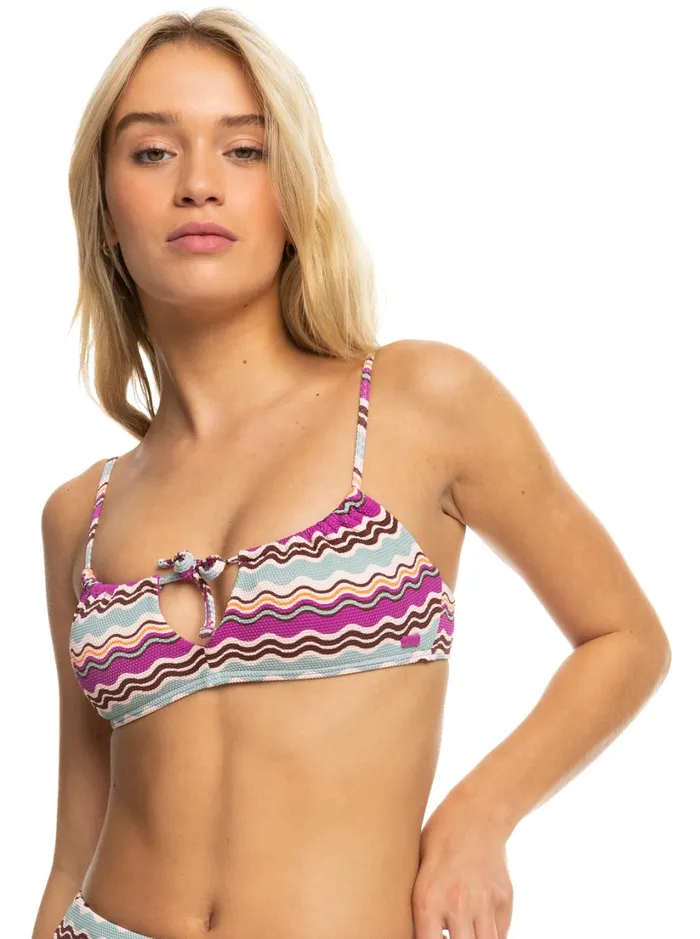 Roxy Bikinis Flowy Mood Bralette Bikini Top Pale Dogwood Flowy Mood 8211 Women