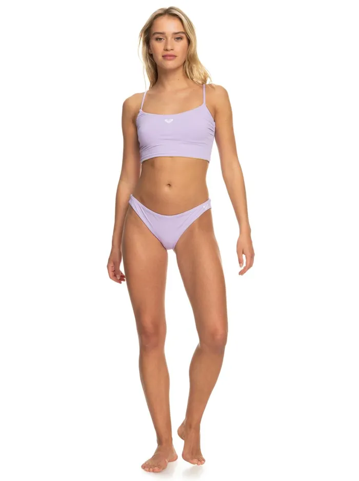Roxy Bikinis SurfKindKate Cheeky Bikini Bottoms Bright White Aloha Stripe Hori 8211 Women