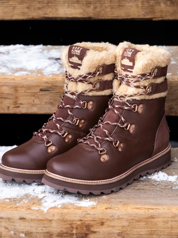 Roxy Boots Brandi LaceUp Boots Chocolate 8211 Women