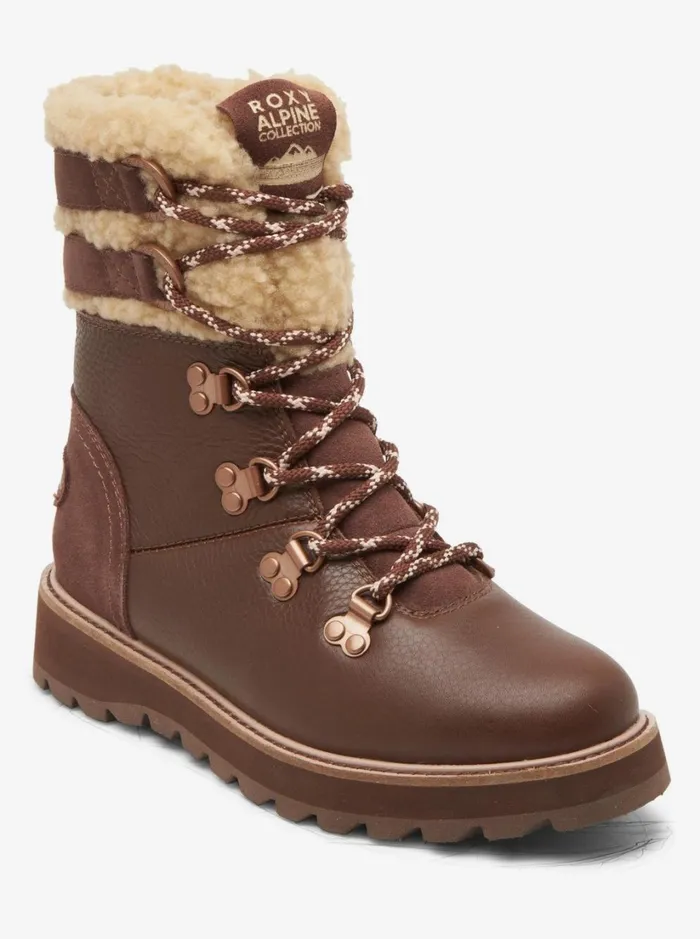 Roxy Boots Brandi LaceUp Boots Chocolate 8211 Women