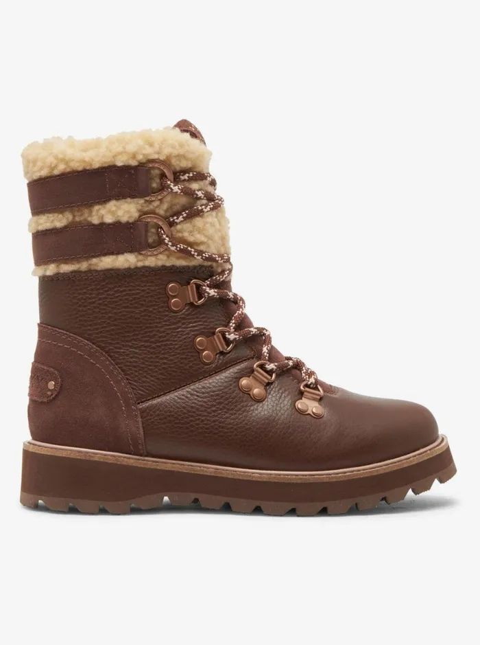 Roxy Boots Brandi LaceUp Boots Chocolate 8211 Women
