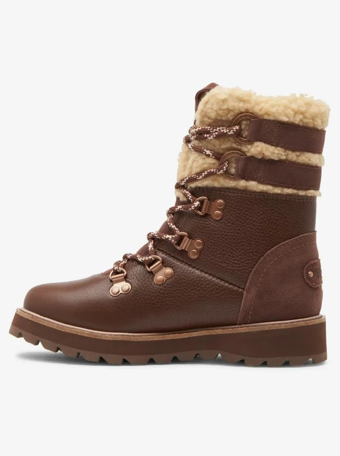Roxy Boots Brandi LaceUp Boots Chocolate 8211 Women