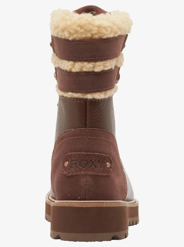 Roxy Boots Brandi LaceUp Boots Chocolate 8211 Women