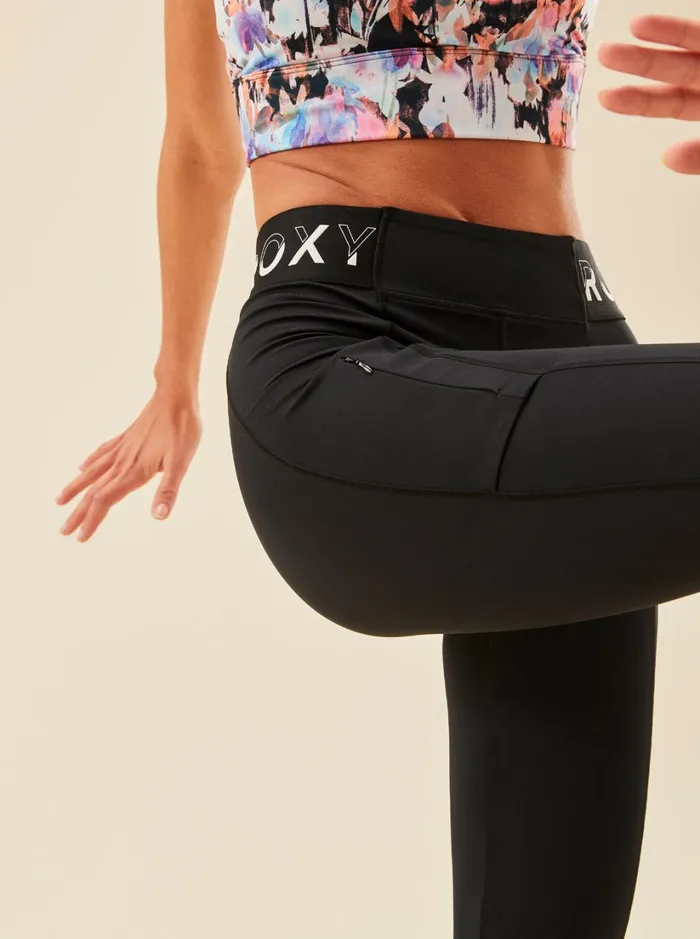 Roxy Bottoms Bold Moves Technical Leggings Anthracite 8211 Women